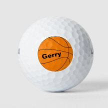 Golfballen met basketbal Afbeelding