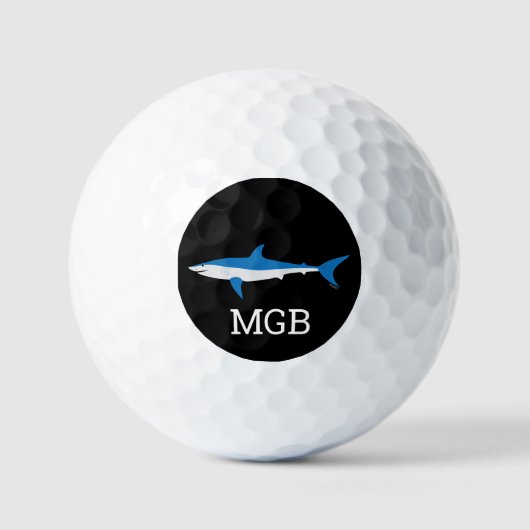Golfballen met Haaienaanval (Voorkant)