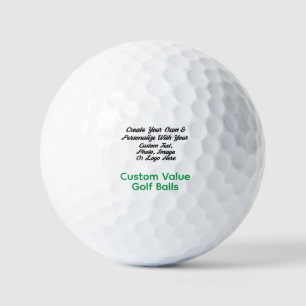 Golfballen met op maat gemaakte logo: gepersonalis