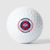 Golfballen met patriottisch geschenk ter gelegenhe (Voorkant)