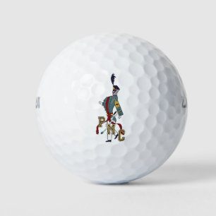 * Golfballen met PMC Proud Cadet logo