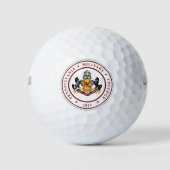 + Golfballen met PMC SEAL Logo (Voorkant)
