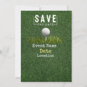 Golfballen met putter Bewaar de Datum Minimaal Kaart (Voorkant)