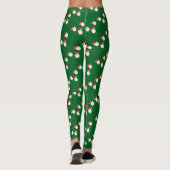 Golfballen met T - shirts dragen kerstmutsen Leggings (Achterkant)