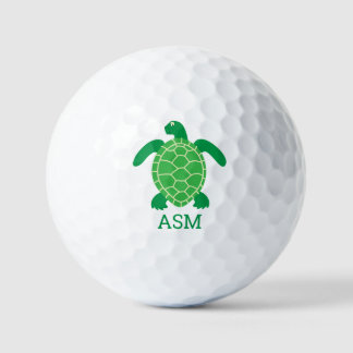 Golfballen met Zee Schildpad