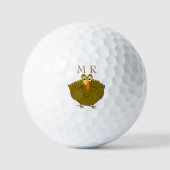 Golfballen Monogramed Turkije Design (Voorkant)