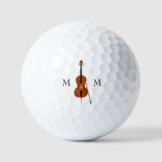 Golfballen Monogrammed Cello Design (Voorkant)