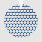 Golfballen NAAM Modern Golfen Kinder Kleurrijke Pl Ornament (achterkant)