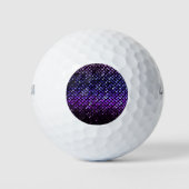 Golfballen Paarse Crystal Bling Strass (Voorkant)