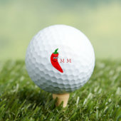 Golfballen Red Chili Pepper Design (Insitu Shirt)
