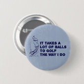 Golfballen Ronde Button 5,7 Cm (Voorkant /achterkant)