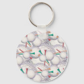 golfballen sleutelhanger (Voorkant)