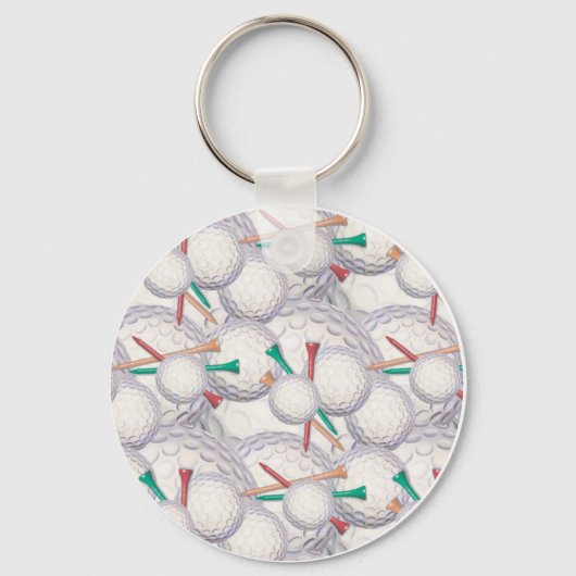 golfballen sleutelhanger (Voorkant)