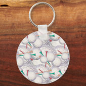 golfballen sleutelhanger (Voorkant)