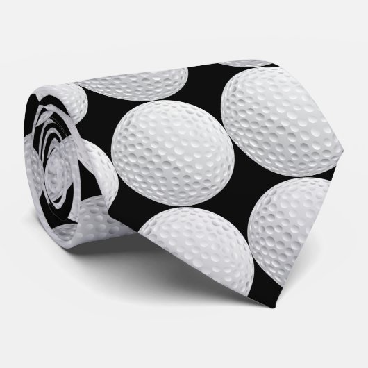Golfballen Stropdas (Opgerold)