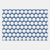 Golfballen T - shirts Dimples Modern Golfplezier Inpakpapier Vel (Voorkant 3)