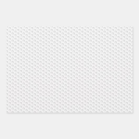 Golfballen T - shirts Dimples Modern Golfplezier Inpakpapier Vel (Voorkant 2)