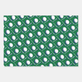 Golfballen T - shirts Dimples Modern Golfplezier Inpakpapier Vel (Voorkant)