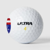 Golfballen voor Amerikaanse golfers (Logo)