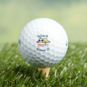Golfballen voor gepensioneerden - Grappige 9-tot-5