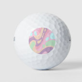 Golfballen Wereld Beste Golfer Pastel (Voorkant)