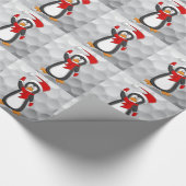 Golfballetjes met inpakpapier. cadeaupapier (Hoek)
