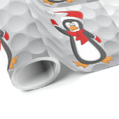 Golfballetjes met inpakpapier. cadeaupapier (Rol Hoek)