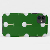 Golfballetpatroon op groen Case-Mate iPhone case (Achterkant (horizontaal))