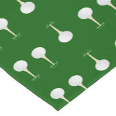 Golfballetpatroon op groen korte tafelloper (Hoek)