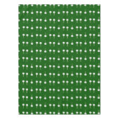Golfballetpatroon op groen tafelkleed (Voorkant)
