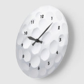 Golfbalontwerpwandklok Grote Klok (Hoek)