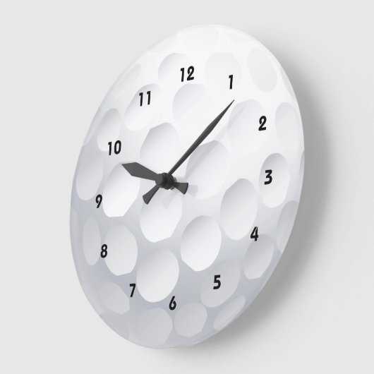 Golfbalontwerpwandklok Grote Klok (Hoek)