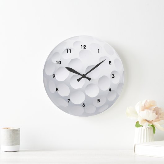 Golfbalontwerpwandklok Grote Klok (Huis)