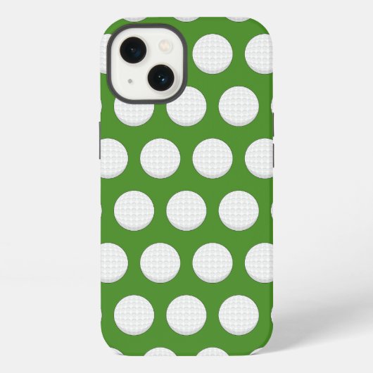 Golfbalpatroon iPhone Hoesje (Achterkant)