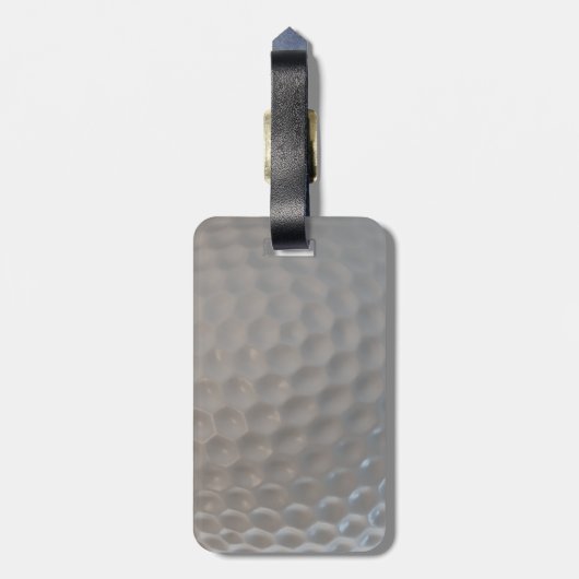 Golfbalpatroon textuur bagagelabel (Achterkant verticaal)
