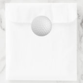 Golfbalstickers Ronde Sticker (Tas)
