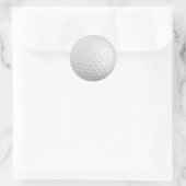 Golfbalstickers Ronde Sticker (Tas)