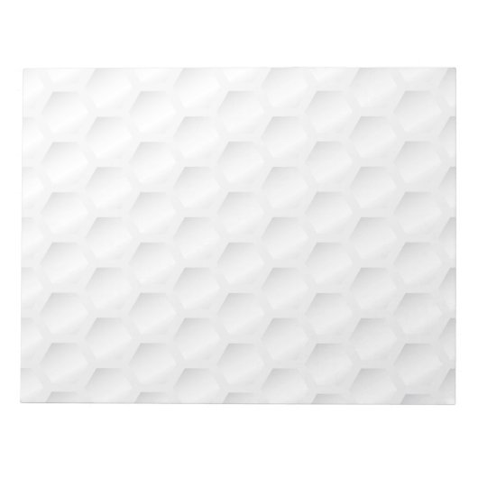 Golfbaltextuur Notitieblok (Voorkant)