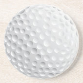 golfbalvector grafisch zandsteen onderzetter (Voorkant)