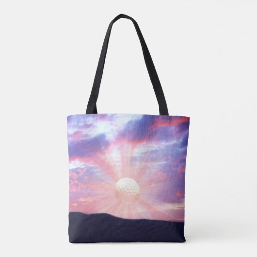 Golfbalzonopulatie Tote Bag (Achterkant)