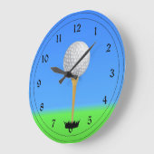 Golfband op een T-shirt Grote Klok (Hoek)