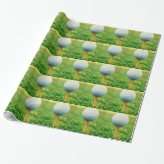 Golfband op het T-shirt Cadeaupapier