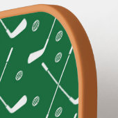 Golfbat en groene achtergrond pickleball paddle (Links Detail)
