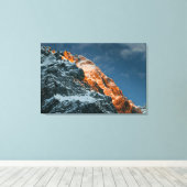 Golfberg bij zonsondergang canvas afdruk (Insitu (Houten vloer))