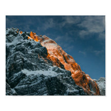 Golfberg bij zonsondergang