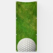 golfblanco t-shirt tijd spandoek (Verticaal)