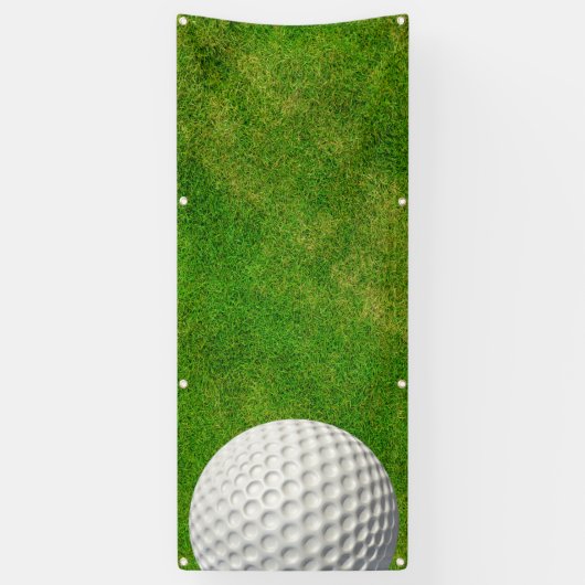 golfblanco t-shirt tijd spandoek (Verticaal)