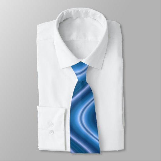 golfblauw stropdas (Gebonden)