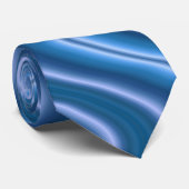golfblauw stropdas (Opgerold)