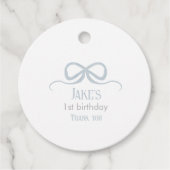 Golfboog party cadeau label (Voorkant)